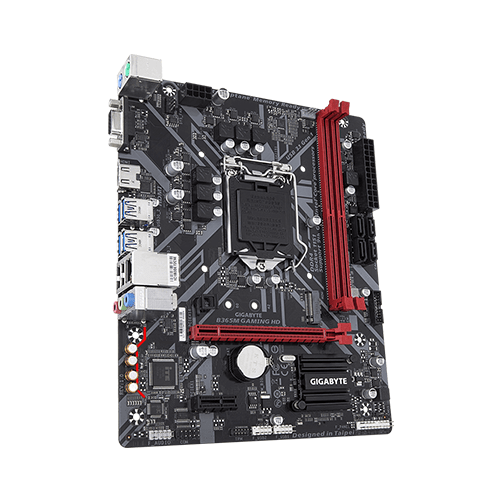GIGABYTE B365M GAMING HD INTEL MOTHERBOARD WITH GIGABYTE 8118 GAMING