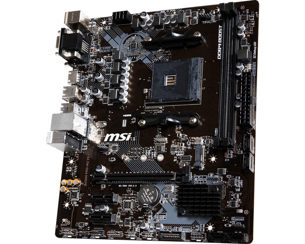 MSI B450M PRO M2 V2 AMD AM4 Motherboard Price in Bangladesh
