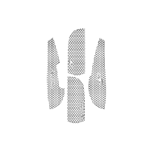 Nastro Grip Xtrfy Lizard Skins Per Mouse Gaming M42 RGB/M42 Wireless – Bianco, Antiscivolo, 4 Pezzi (già Tagliati)