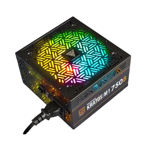 Gamdias Kratos M1750B 750 Watt 80+ Bronze Addressable RGB Power Supply