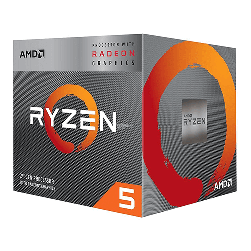 AMD Ryzen 5 3400G 4 Core 8 Thread AM4 Processor with Radeon RX Vega 11 Graphics