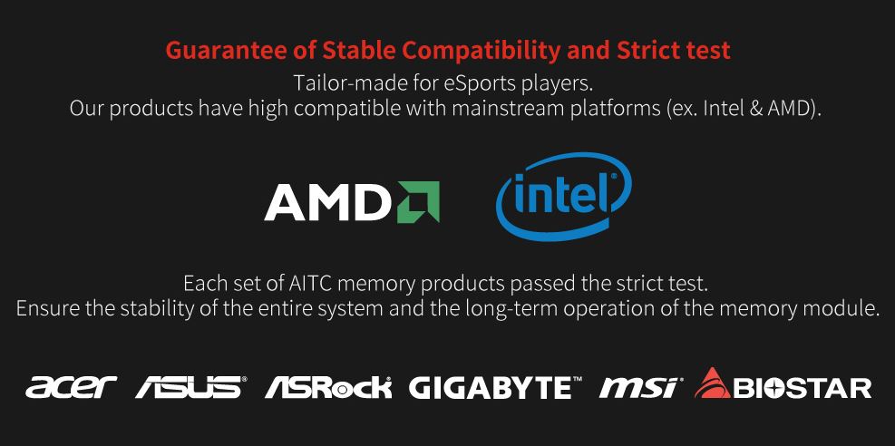 AITC RAPiDiEZ 16GB DDR4 3200MHZ RGB Desktop Ram Stable Compatibility