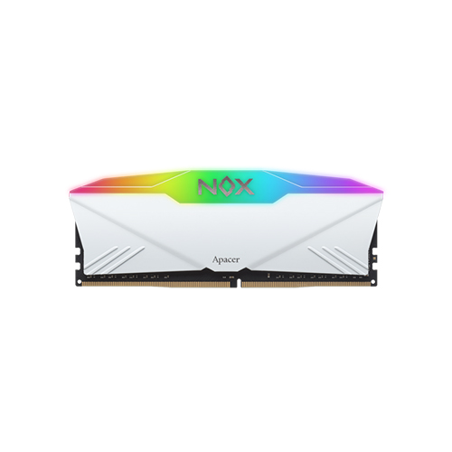 APACER 16GB DDR4 3600MHz NOX RGB RAM (WHITE)