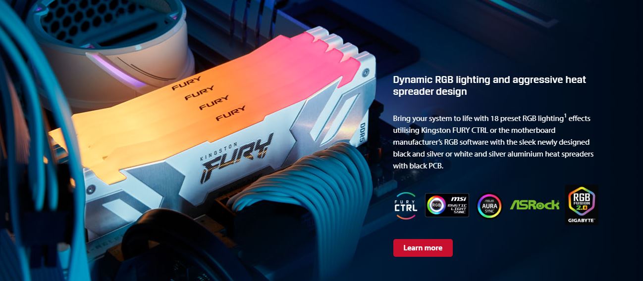 FURY Renegade RGB 16GB RAM