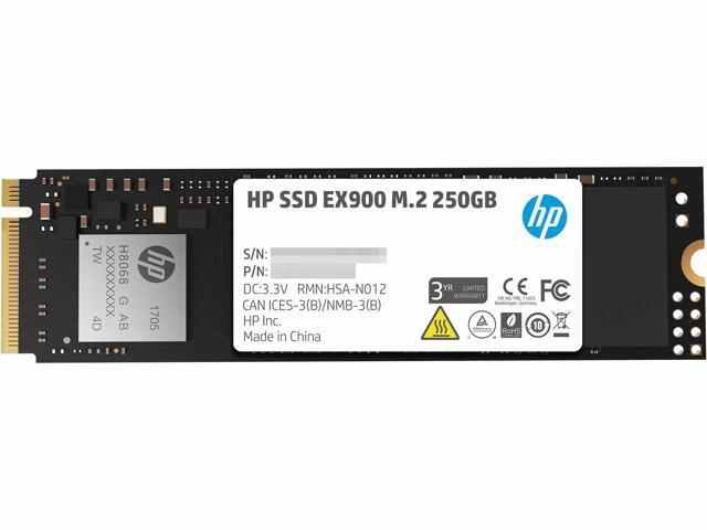 HP EX900 M.2 250GB PCIe NVMe SSD