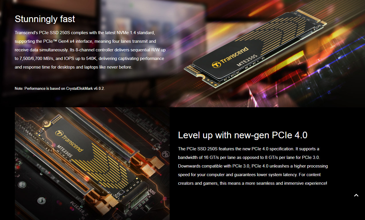 TRANSCEND 250S 1TB M.2 NVMe Gen4 SSD Price in Bangladesh 2023