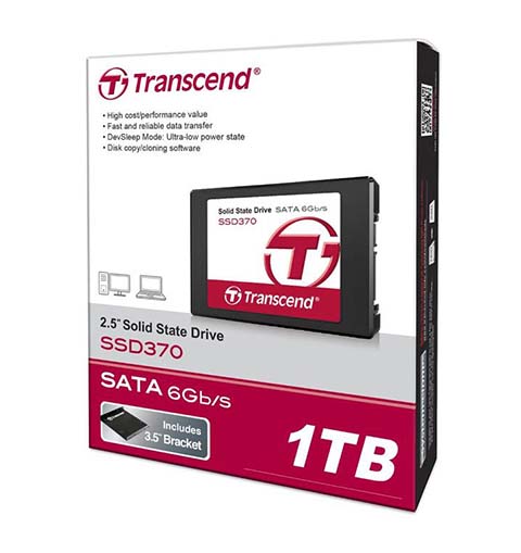 Transcend 1TB 2.5" SATA III TS1TSSD370S Internal SSD
