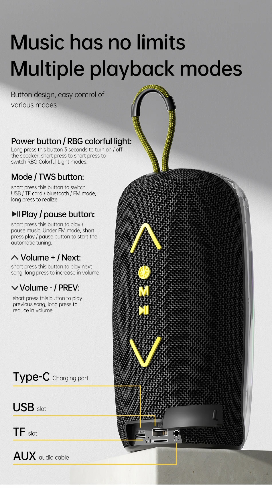  AWEI KA32 Waterproof Bluetooth Speaker