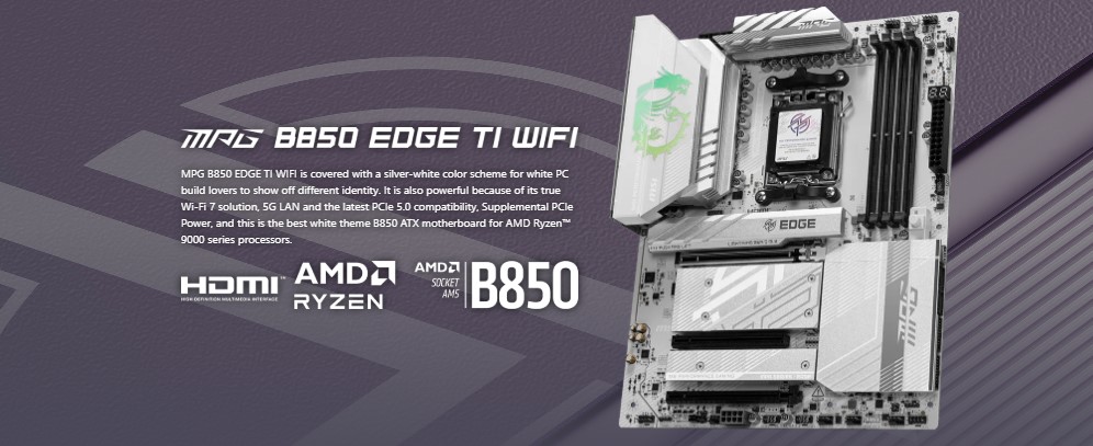 MSI MPG B850 EDGE TI WIFI Motherboard Price In BD