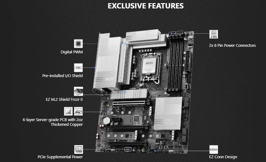 MSI PRO Z890-P Motherboard Price In BD 