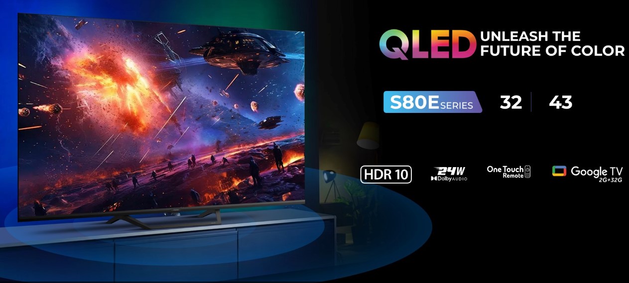 Haier H43S80EUX 43-Inch QLED 4K Google TV Price in BD