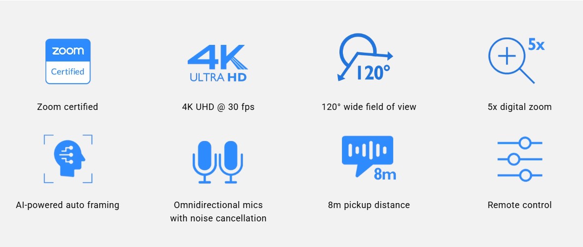 Benq DVY32 Zoom Certified 4K UHD Conference Camera