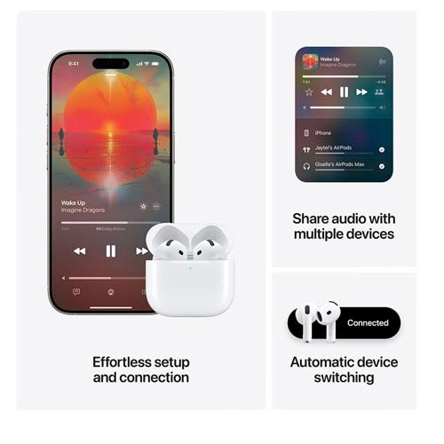 Apple AirPods 4 Wireless Earbuds