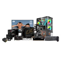 AMD RYZEN 5 7500F GIGABYTE B650M K AM5 16GB RAM 500GB SSD Gaming PC With RX 9060 XT Graphics 